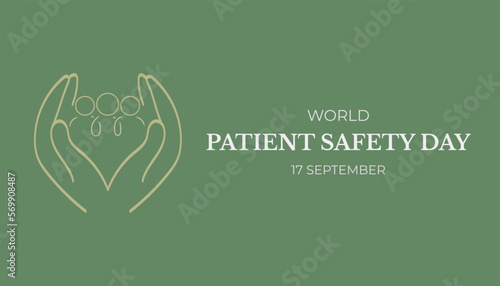 Vector Illustration for World Patient Safety Day