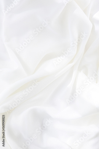 white silk fabric, textile background