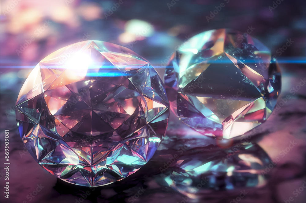 Radiant Gemstones, A Symbol of Wealth and Elegance. Generative AI Radiant Gemstones, A Symbol of Wealth and Elegance. Generative AI
