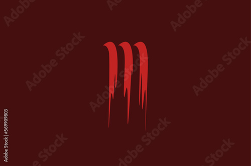 Illustration vector graphic of claw scratch