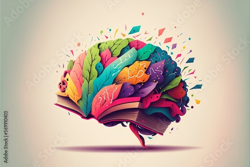 colorful brain, ideas