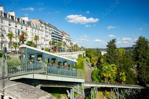 Photos Pau funicular in France at sunset