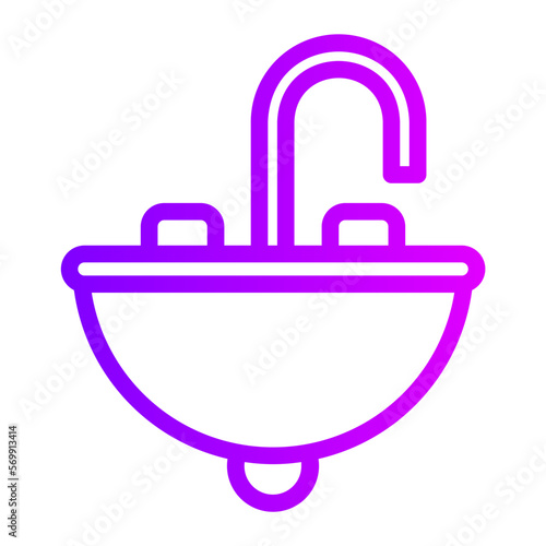 sink gradient icon