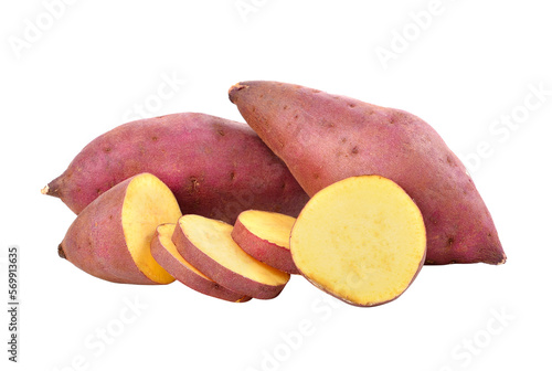 Foto sweet potato on transparent png