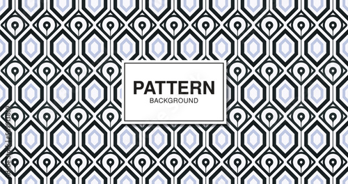 flat ornament line pattern design