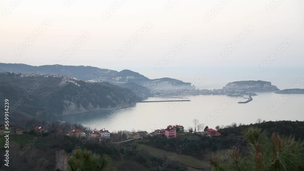 Houses with sea view. Houses with sea view.