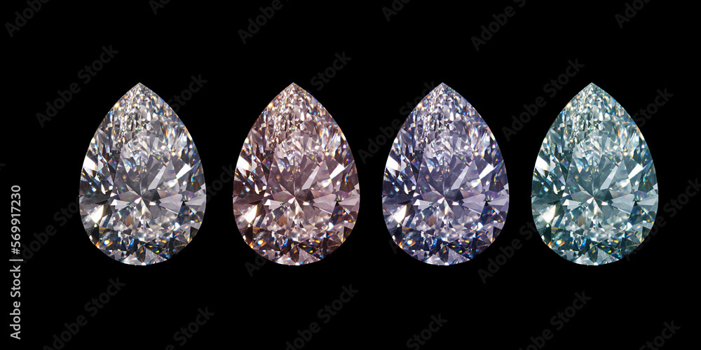 diamonds on black background