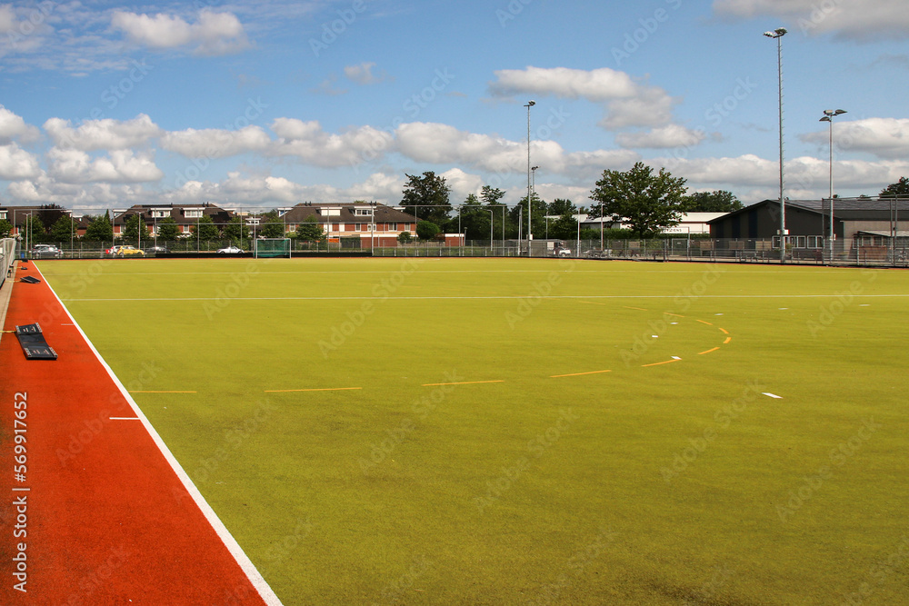 Fototapeta premium Field hockey playfield in the Netherlands
