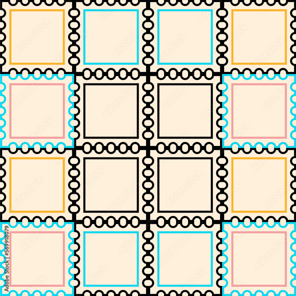 geometric pattern .Circles, squares and stripes form a beautiful pattern. pastel mathematics shape Modern fabric pattern, wallpaper, wrapping paper. geometric pattern .Circles, squares and stripes form a beautiful pattern. pastel mathematics shape Modern fabric pattern, wallpaper, wrapping paper.
