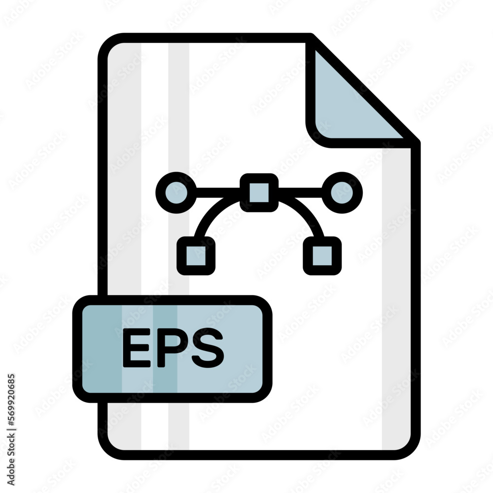 An amazing vector icon of EPS file, editable design An amazing vector icon of EPS file, editable design
