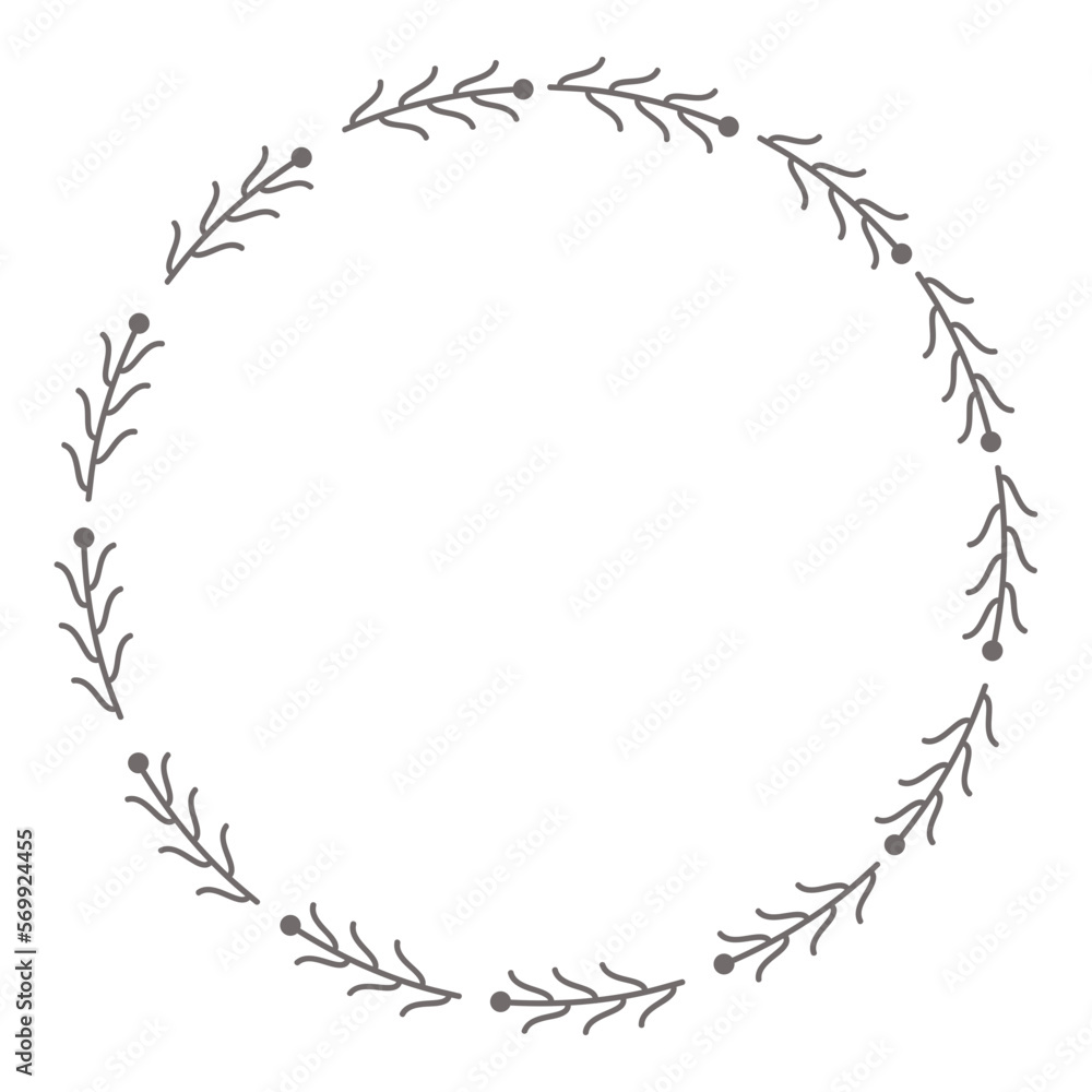 Flower frame leaf circle Flower frame leaf circle