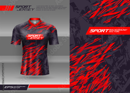 Sports t-shirt jersey abstract texture design for sublimation, football, racing, gaming, motocross, cycling
