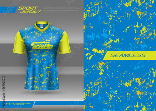 Sports t-shirt jersey abstract texture design for sublimation, football, racing, gaming, motocross, cycling