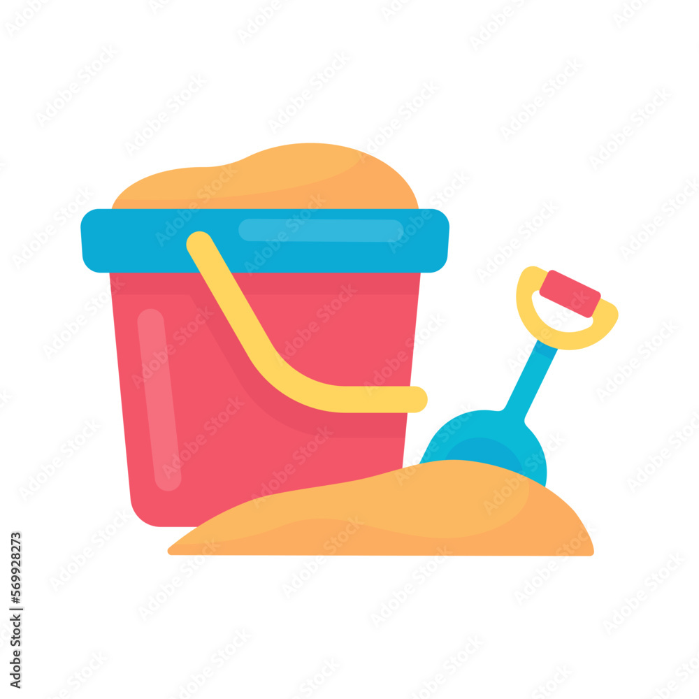 Sand buckets and scoops For children to play in building sand castles. Sand buckets and scoops For children to play in building sand castles.