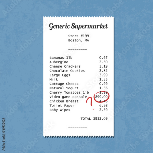 Secret spending hidden purchase