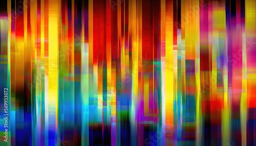  a multicolored background with vertical lines in the middle of the image and a black background with vertical lines in the middle of the image. generative ai