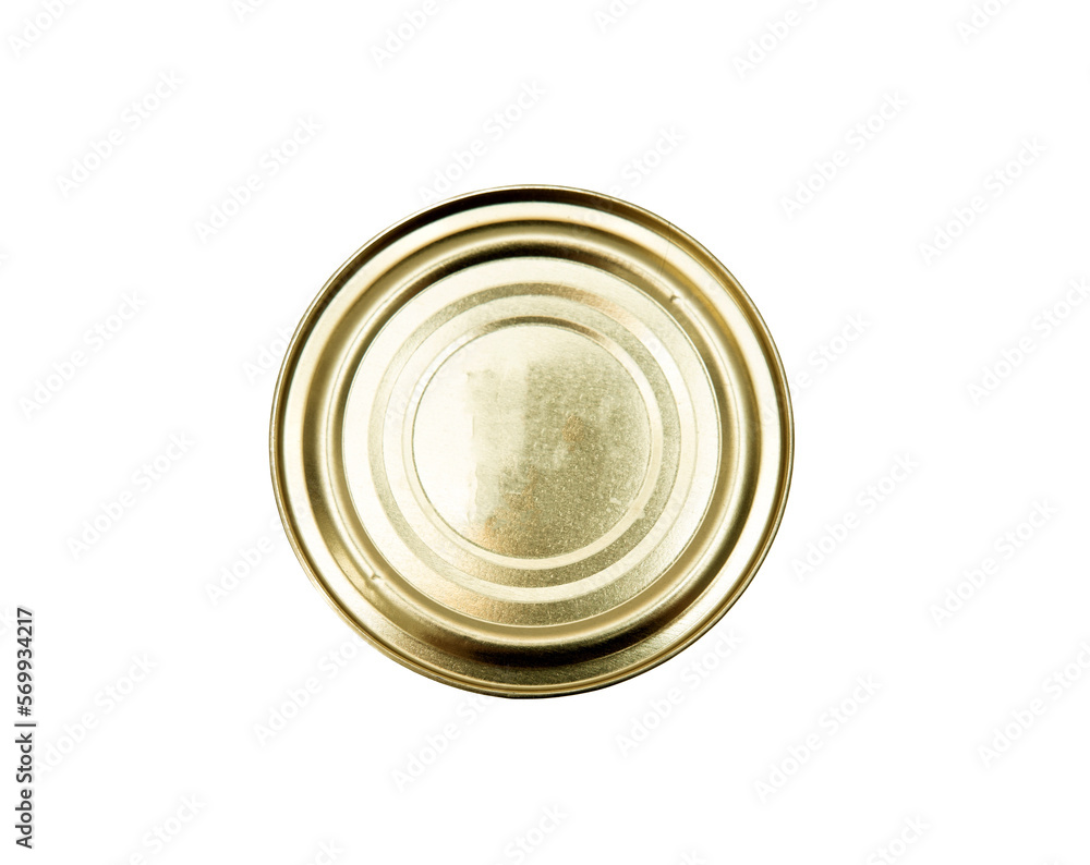 metal tin can isolated on white background metal tin can isolated on white background