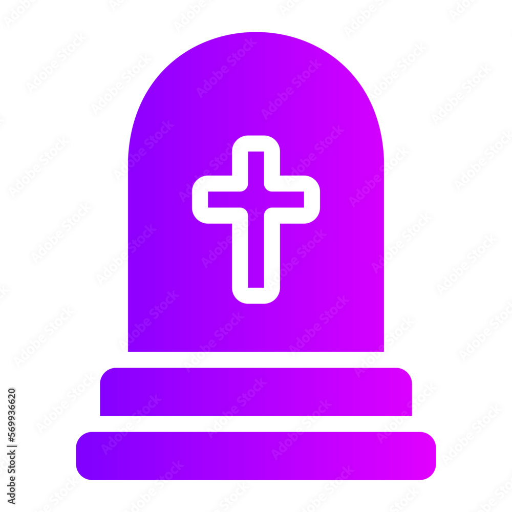 tomb gradient icon tomb gradient icon