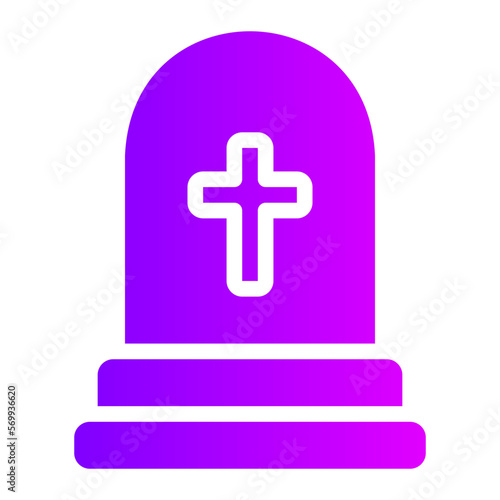tomb gradient icon