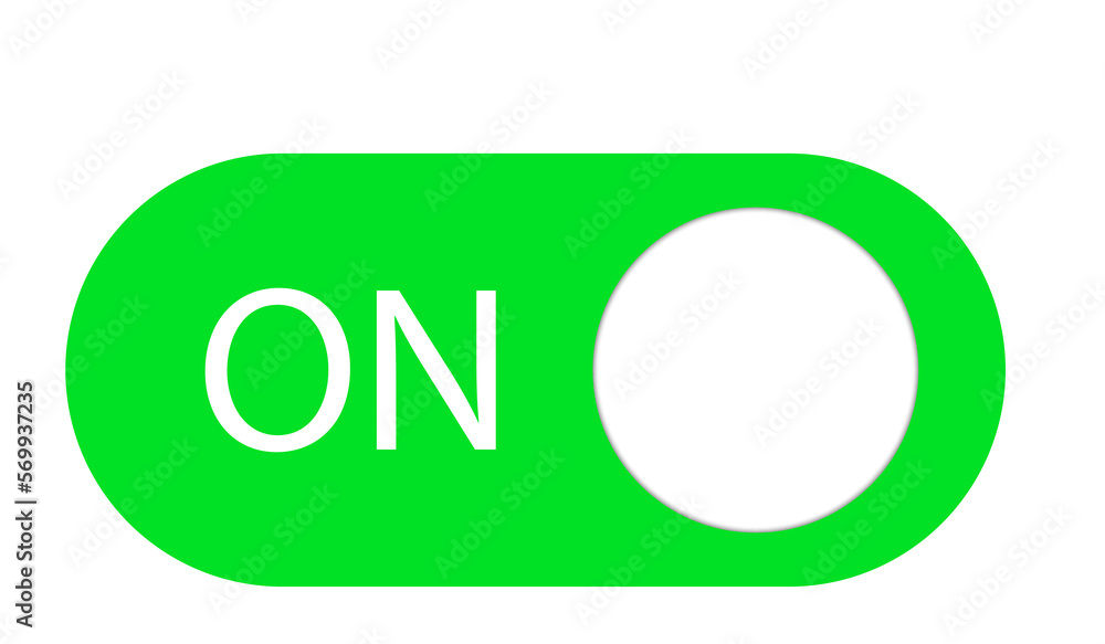 On and Off toggle switch buttons. On Off slide switch button, web