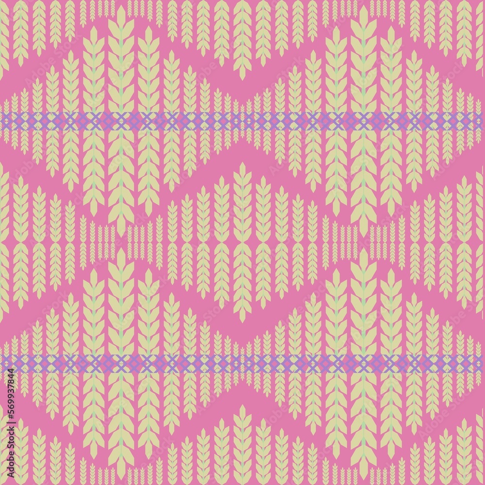Fabric pattern Rice grain pattern