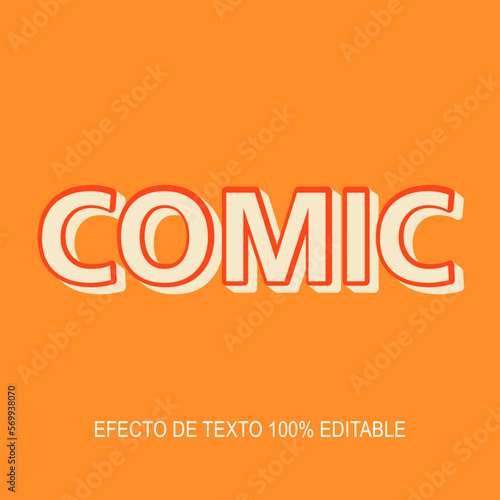 efecto de texto editable