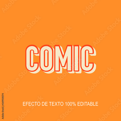 efecto de texto editable