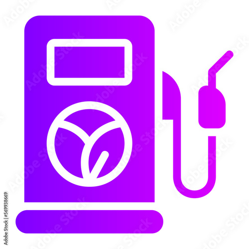 biofuel gradient icon