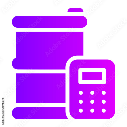 calculator gradient icon