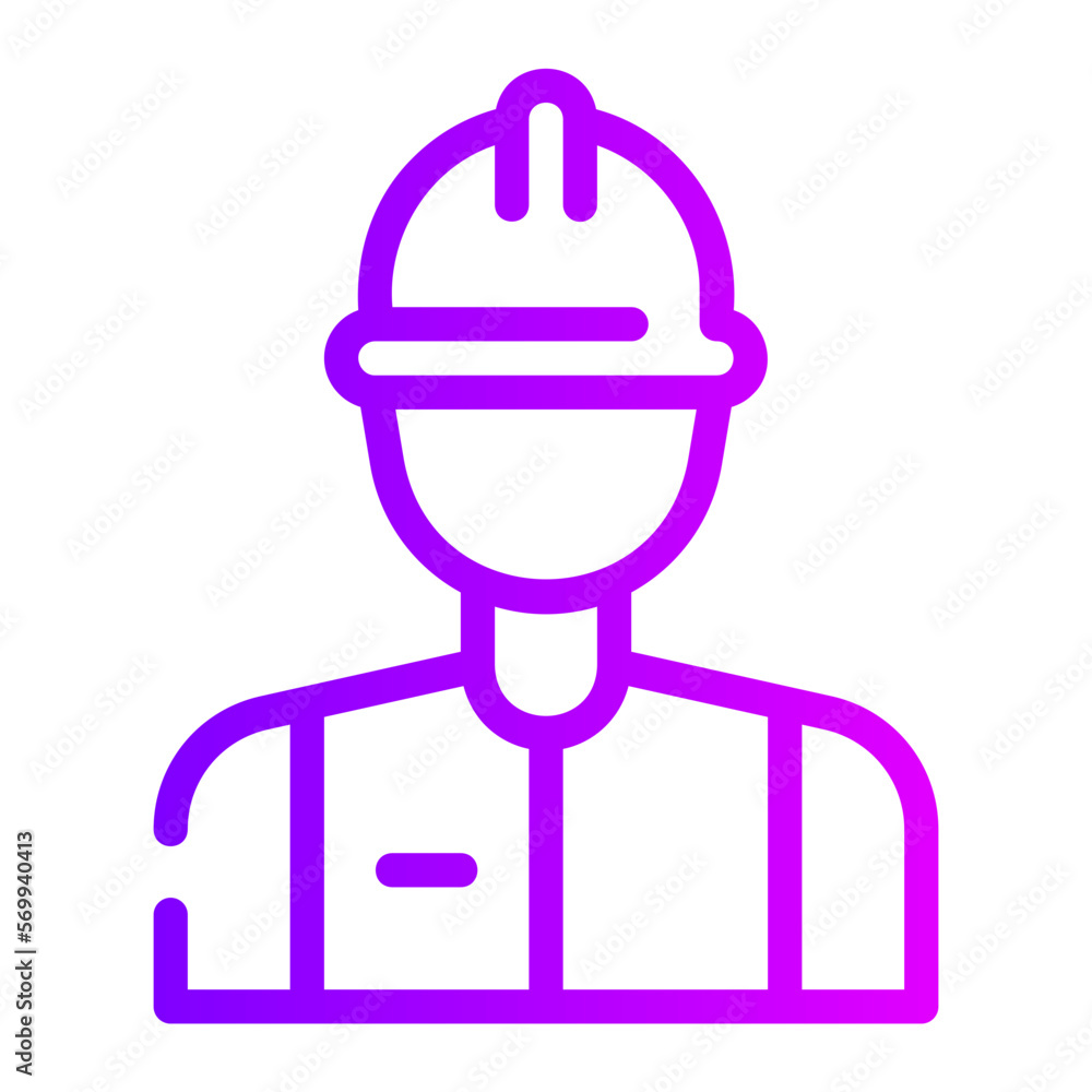 engineer gradient icon engineer gradient icon