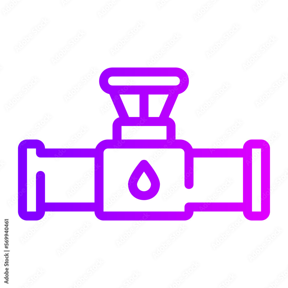 pipe gradient icon pipe gradient icon