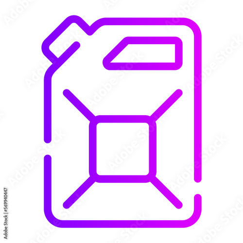 jerrycan gradient icon
