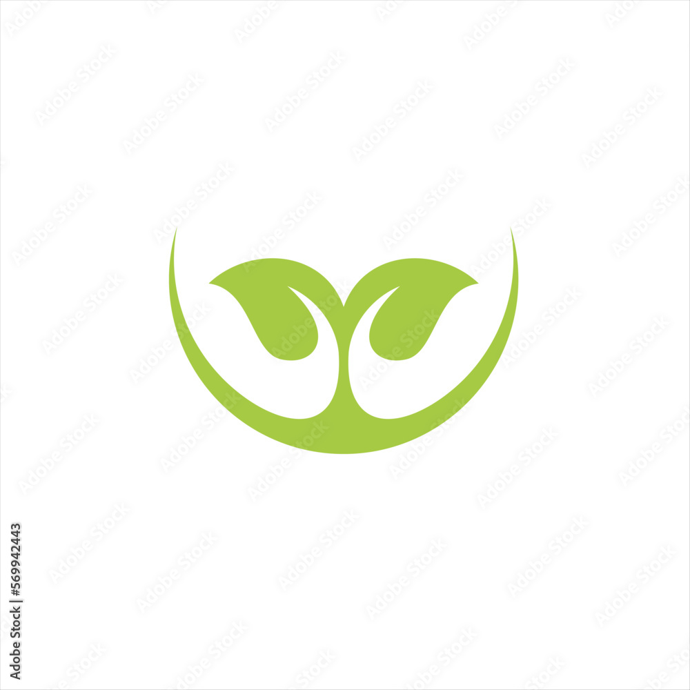 Leaf vektor logo on the green colour. The symbol itself will looks nice as social media avatar and website or mobile icon. The symbol itself will looks nice as social media avatar and website or mobil Leaf vektor logo on the green colour. The symbol itself will looks nice as social media avatar and website or mobile icon. The symbol itself will looks nice as social media avatar and website or mobil