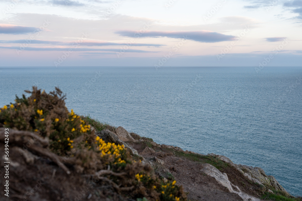 Beautiful lansdcape, shores and cliffs in Howth, Dublin Beautiful lansdcape, shores and cliffs in Howth, Dublin