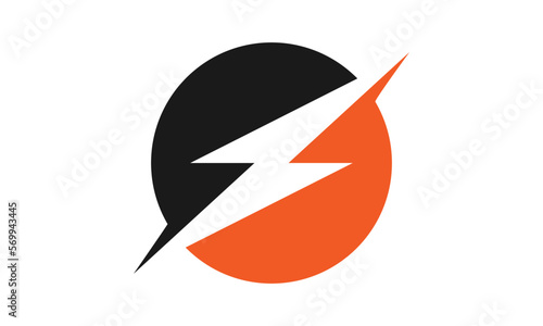 Electric logo design template