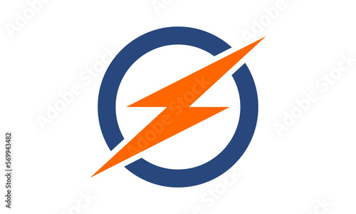 Electric logo design template