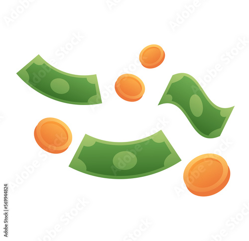 dollar banknotes. paper money