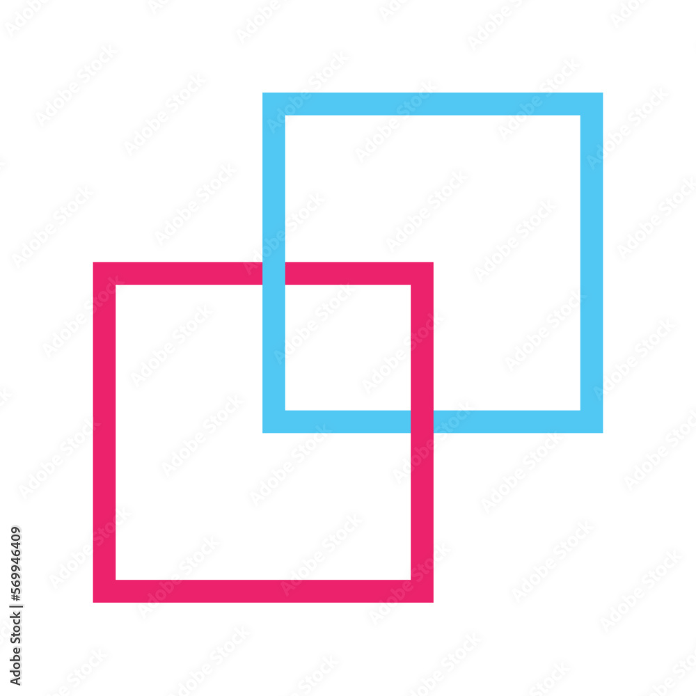 square abstract logo. Abstract logo for company design square abstract logo. Abstract logo for company design