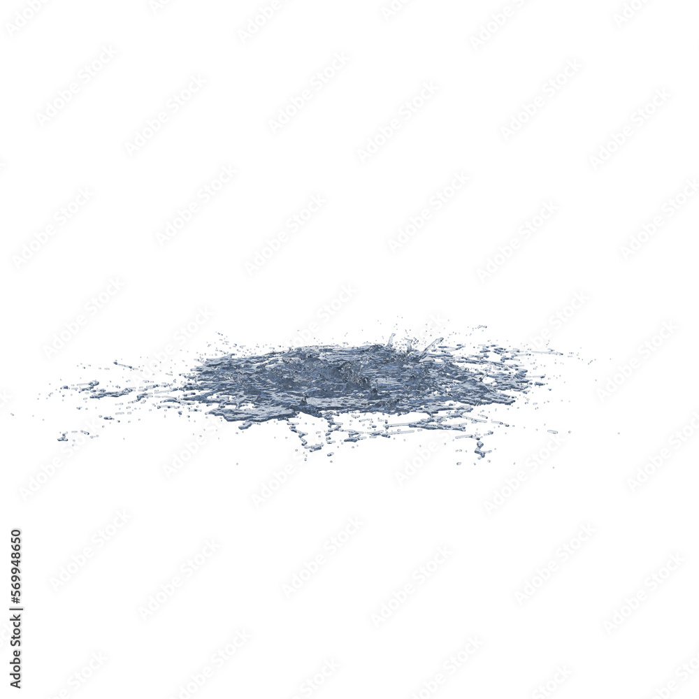 Water splash isolated transparent background 3d rendering
Water splash isolated transparent background 3d rendering