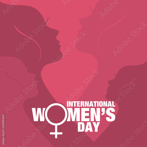 International Womens Day Greeting Vector