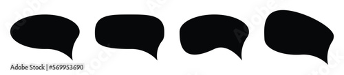 Thought bubbles. Speech Bubbles set isolated. Vector illustration.