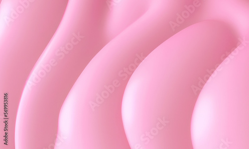 Pink Liquid Background. Abstract plastic for social media