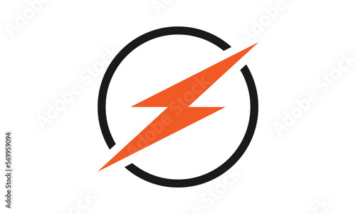 Electric logo design template