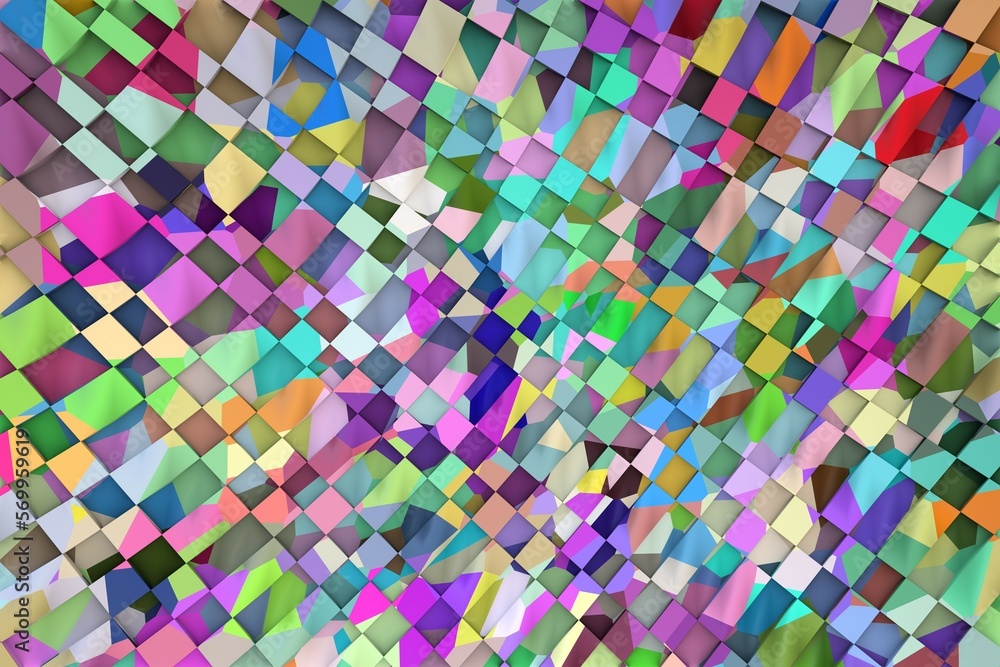 3D ILLUSTRATION RENDERING. ABSTRACT BACKGROUND SQUARE PATTERN DIMENSION OBJECT TRENDY COLORFUL GEOMETRY DISTORTED EFFECT GRAPHIC TEXTURE. PERSPECTIVE SCIENCE TECHNOLOGY PRESENTATION RANDOM DESIGN. 3D ILLUSTRATION RENDERING. ABSTRACT BACKGROUND SQUARE PATTERN DIMENSION OBJECT TRENDY COLORFUL GEOMETRY DISTORTED EFFECT GRAPHIC TEXTURE. PERSPECTIVE SCIENCE TECHNOLOGY PRESENTATION RANDOM DESIGN.