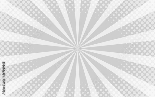 ポップでかわいい放射状の線