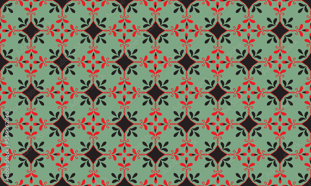 Seamless patterns for curtains, bedsheets, pillow cover designs, and other textile industry