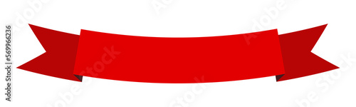 Free Download Blank Ribbon Banner in Red Color - GFXLoad