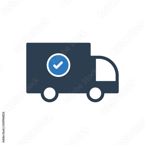 Delivery Box Percent Icon