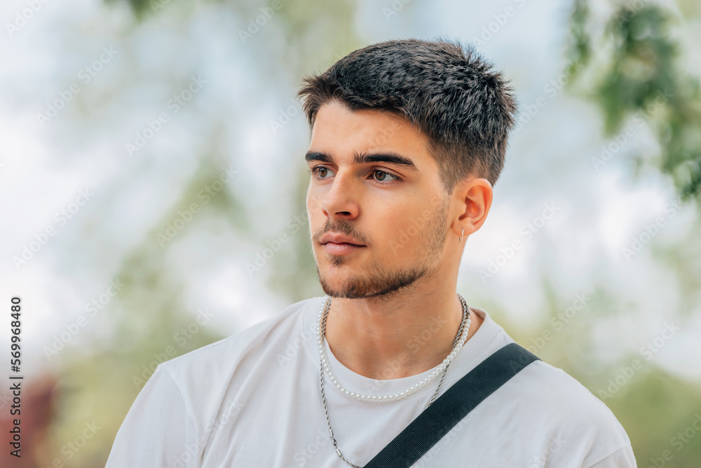 portrait of young man or student portrait of young man or student