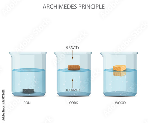 Fotografía Archimedes Principle Density and Buoyancy